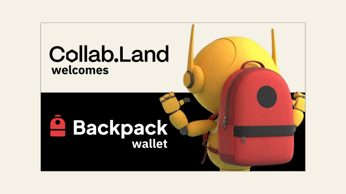 Collab.Land Straps On Backpack